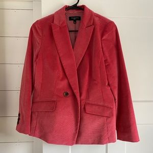 TALBOTS Double Breasted Corduroy Blazer
